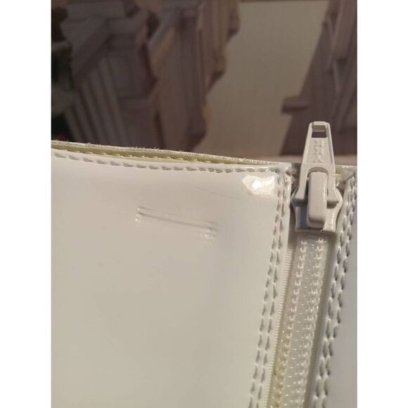 Pleaser Women’s Seduce 3000 white patent thigh high boots - Picture 6 of 9